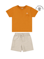 Conjunto Vacation State Coloritta - Naranja/Beige