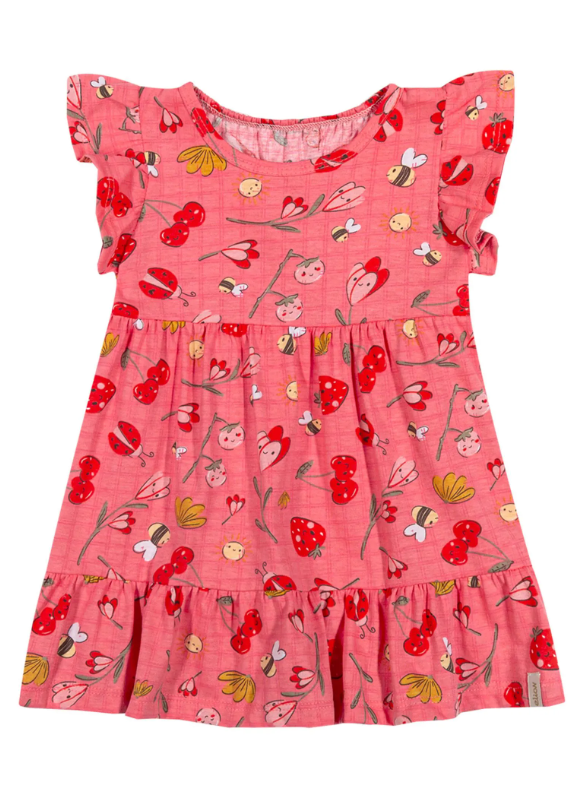 Vestido Abejas Elian - Rosado