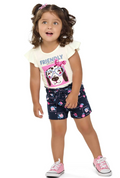 Conjunto Friendly Elian - Blanco/Azul