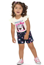 Conjunto Friendly Elian - Blanco/Azul