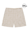 Short Floral Marialicia - Beige