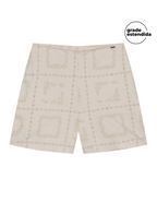 Short Floral Marialicia - Beige