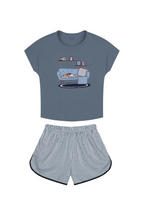 Pijama Mascotas Marialicia - Azul