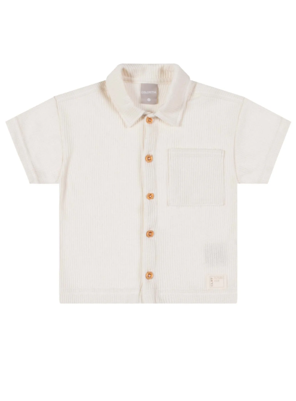 Camisa de Punto Coloritta - Beige