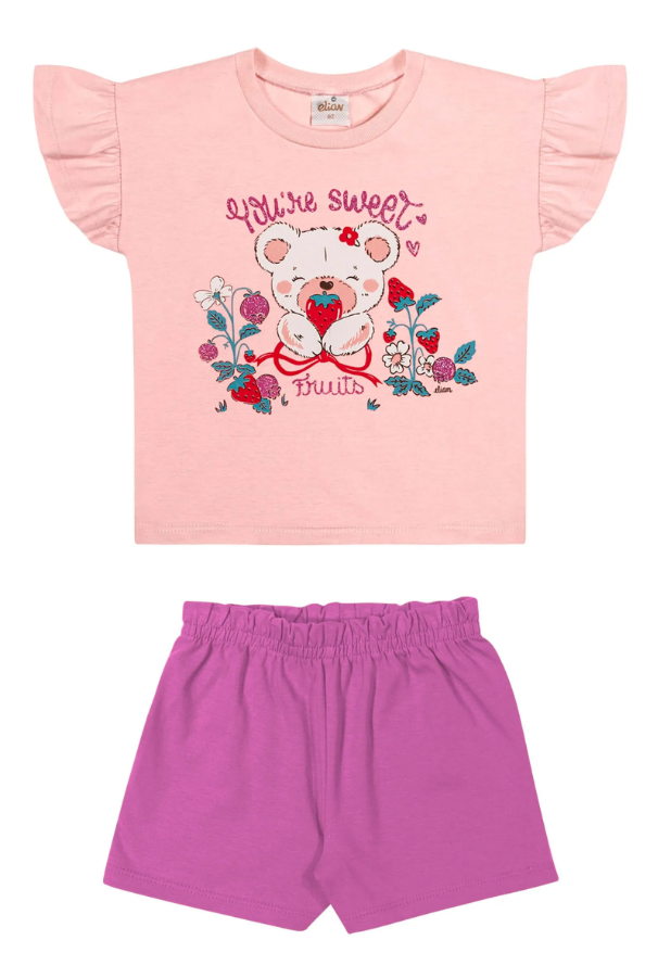 Conjunto Sweet Elian - Rosa