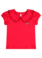 Blusa C/Cuellito Coloritta - Roja