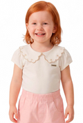 Blusa C/Cuellito Coloritta - Crudo