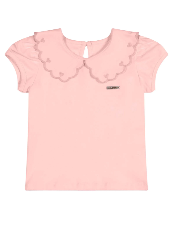 Blusa C/Cuellito Coloritta - Rosa