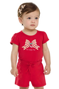 Conjunto Moño Elian - Rojo