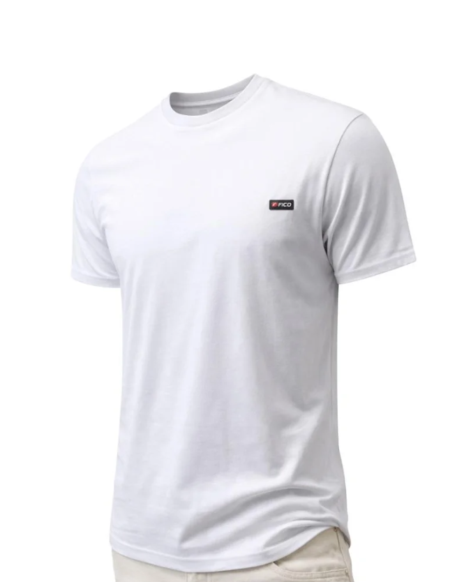 Camiseta Basica Fico - Blanca