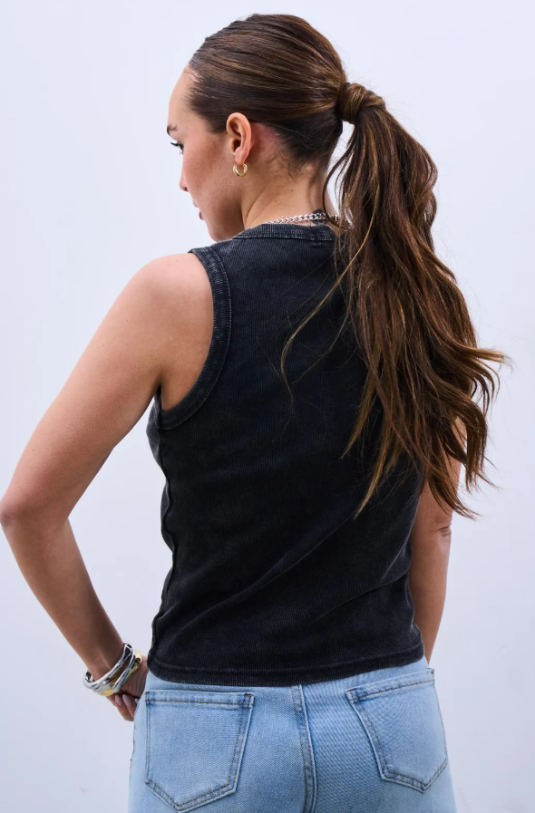 Musculosa Acid LaQuia - Negro