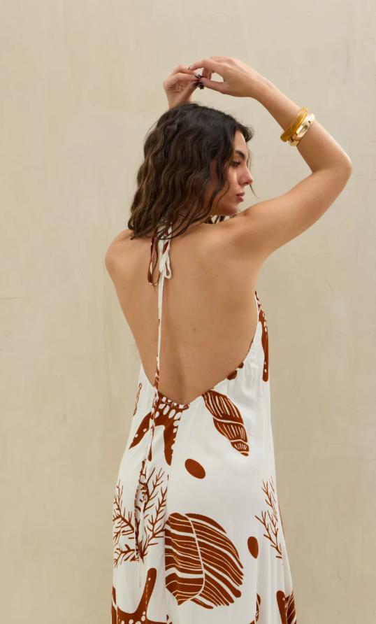 Vestido Shibi LaQuia - Marron