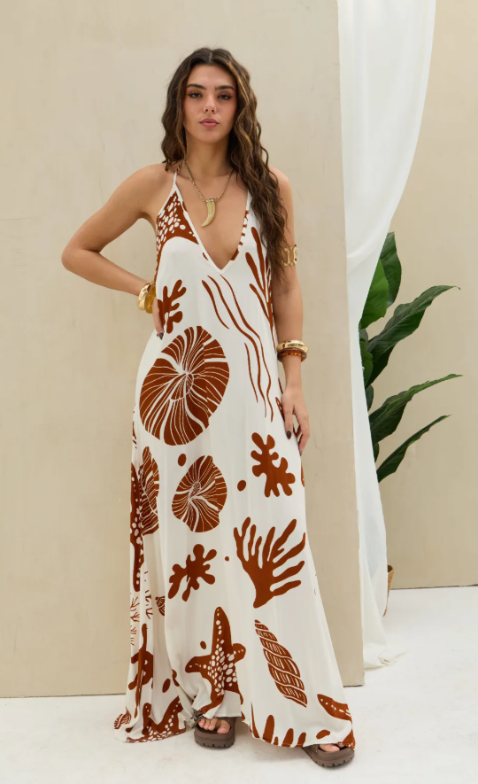 Vestido Shibi LaQuia - Marron