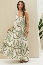 Vestido Estampado LaQuia - Verde