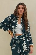 Camisa Estampada LaQuia - Verde Ingles