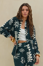 Camisa Estampada LaQuia - Verde Ingles