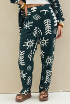 Pantalon Estampado LaQuia - Verde Ingles