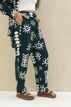 Pantalon Estampado LaQuia - Verde Ingles