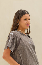 Remera Acid LaQuia - Marron