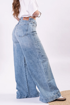 Jean Wide Leg Matilda - Claro