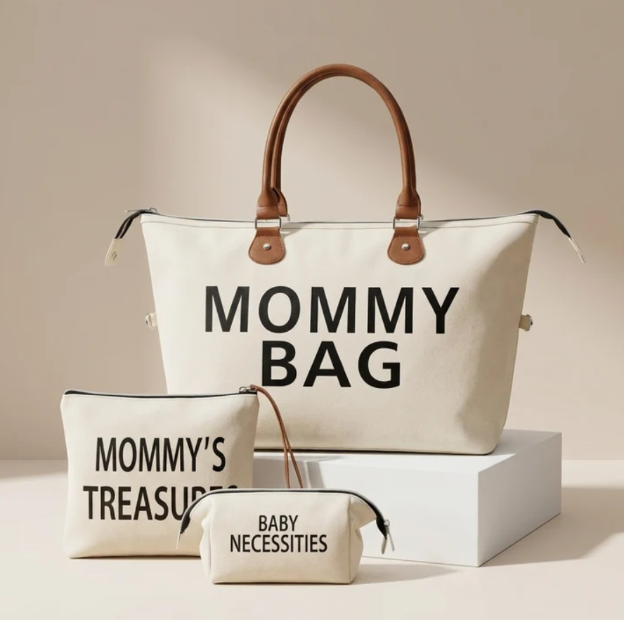 Bolso Maternal Mommy - Crudo