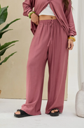 Pantalon Liso LaQuia - Rosa