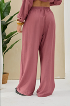 Pantalon Liso LaQuia - Rosa