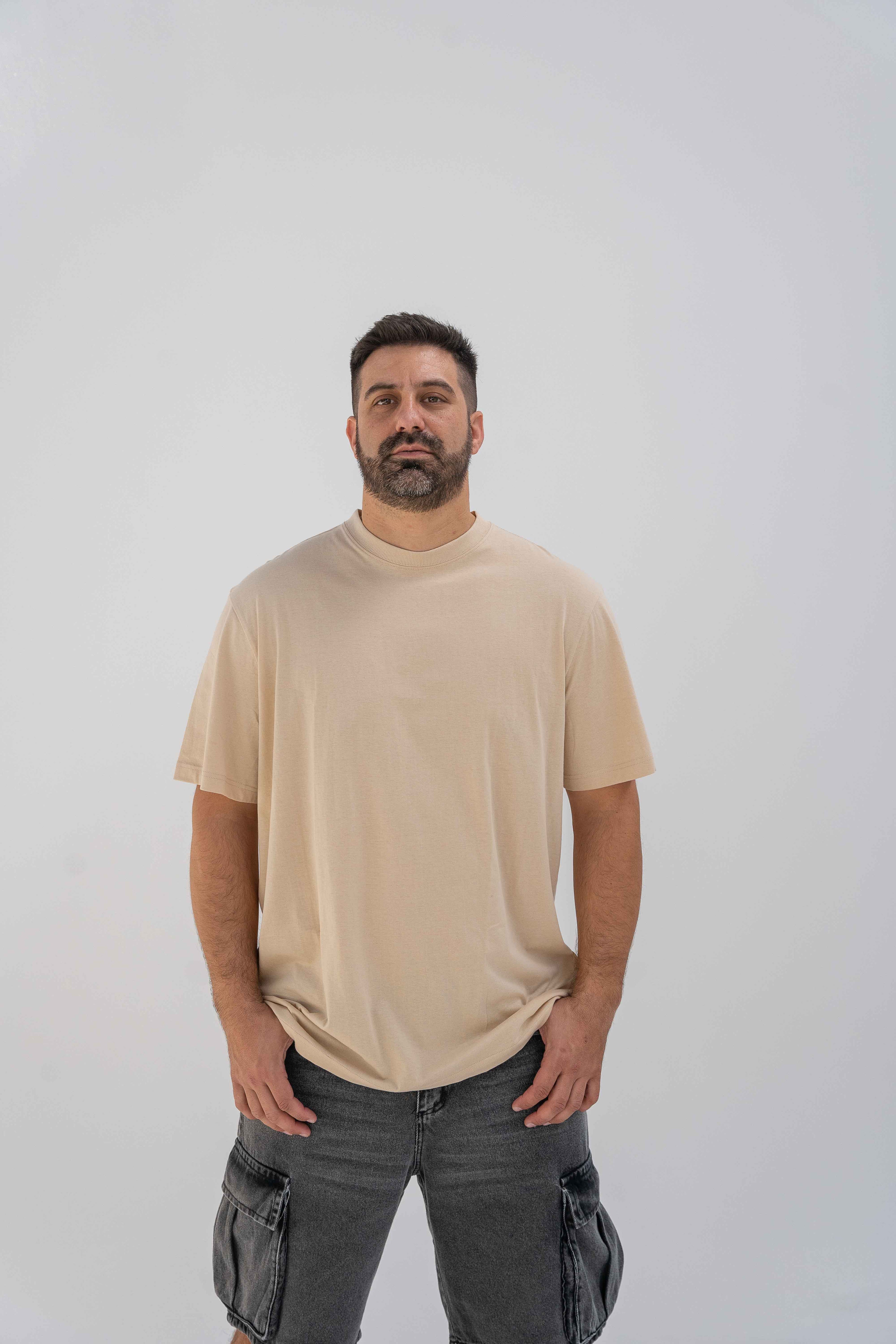 Remera Core Beige