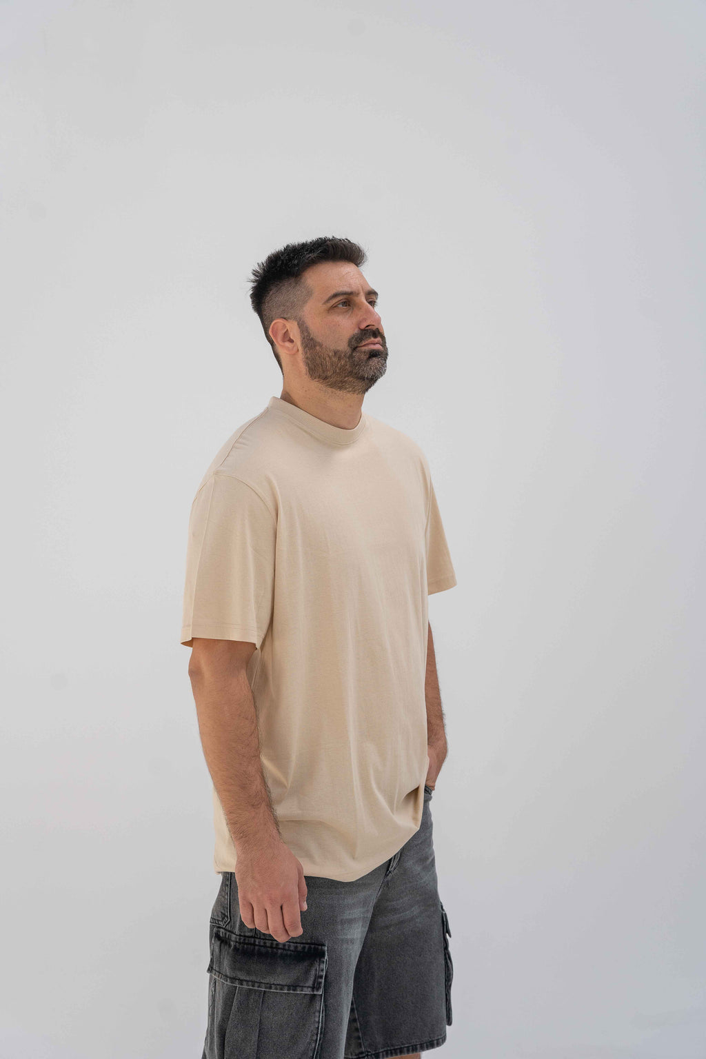 Remera Core Beige