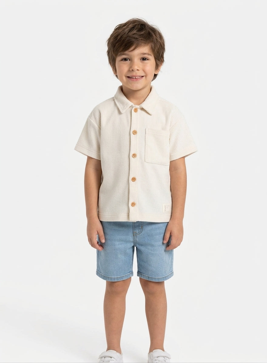 Camisa de Punto Coloritta - Beige