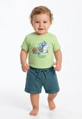 Conjunto Tiburon Elian - Verde/Azul