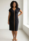 Vestido Midi Lunender - Preto