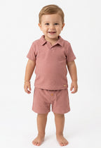 Conjunto Polo Coloritta - Rosa