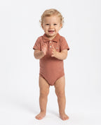 Body Polo Coloritta - Rosa