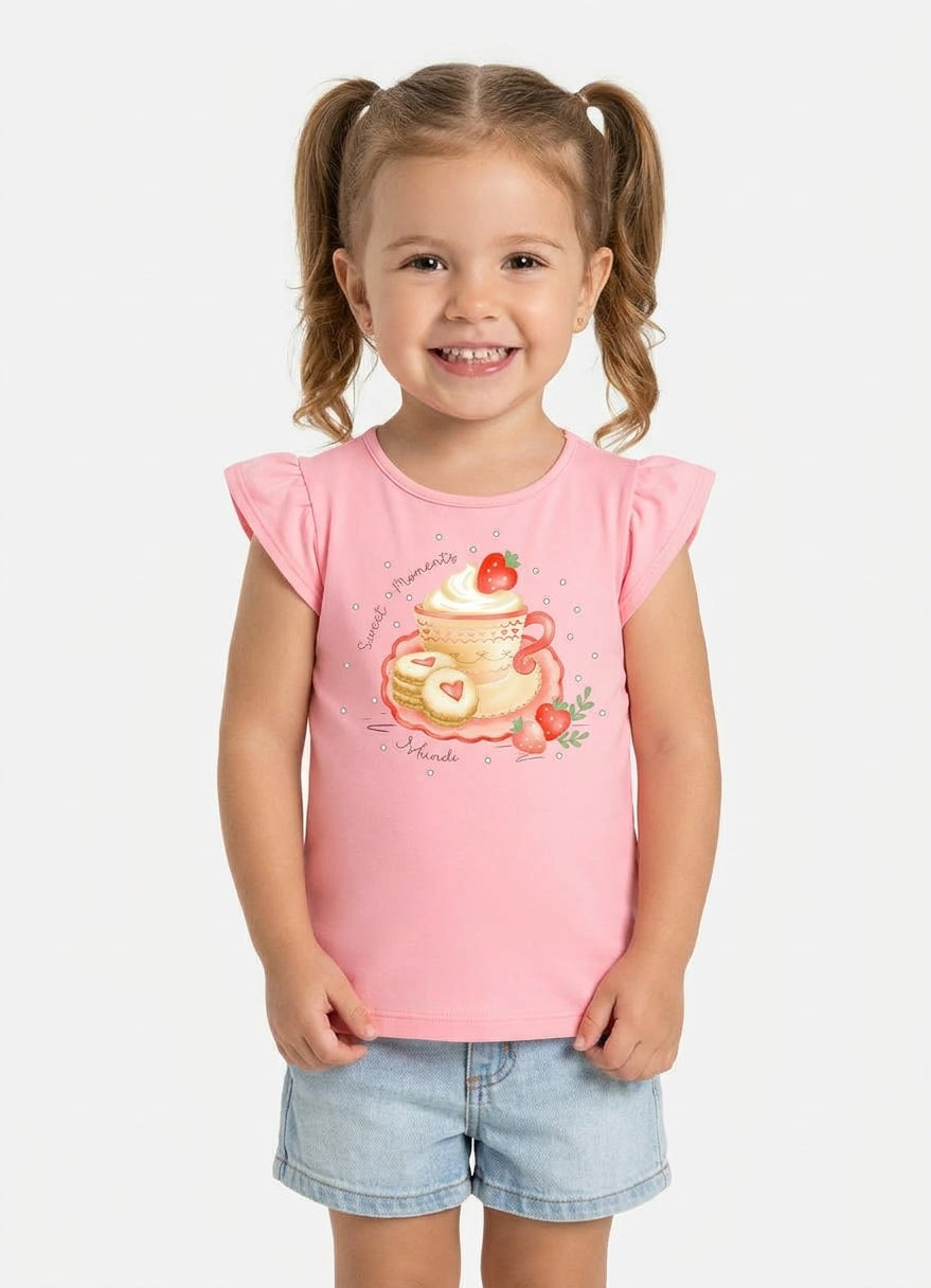 Remera Sweet Moments Mundi - Rosa
