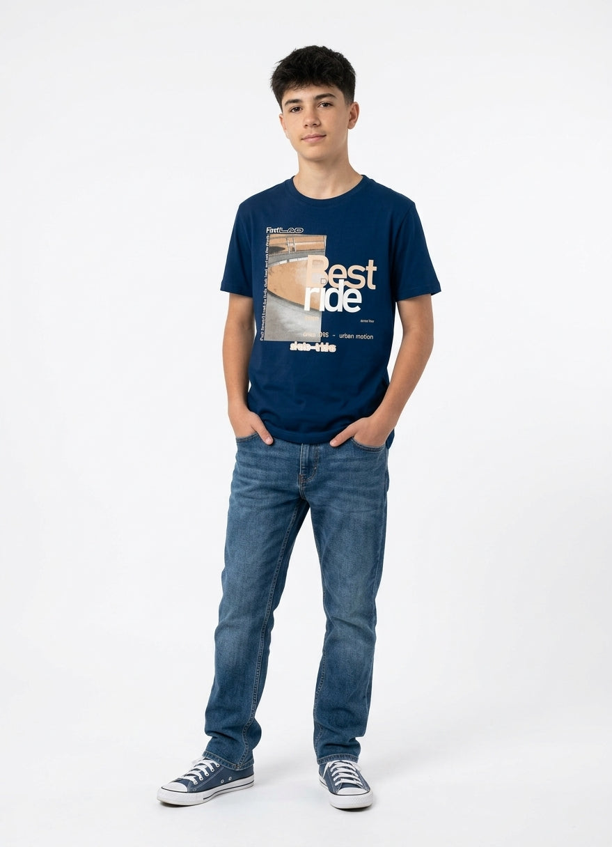 Remera Best Ride Brandili - Azul