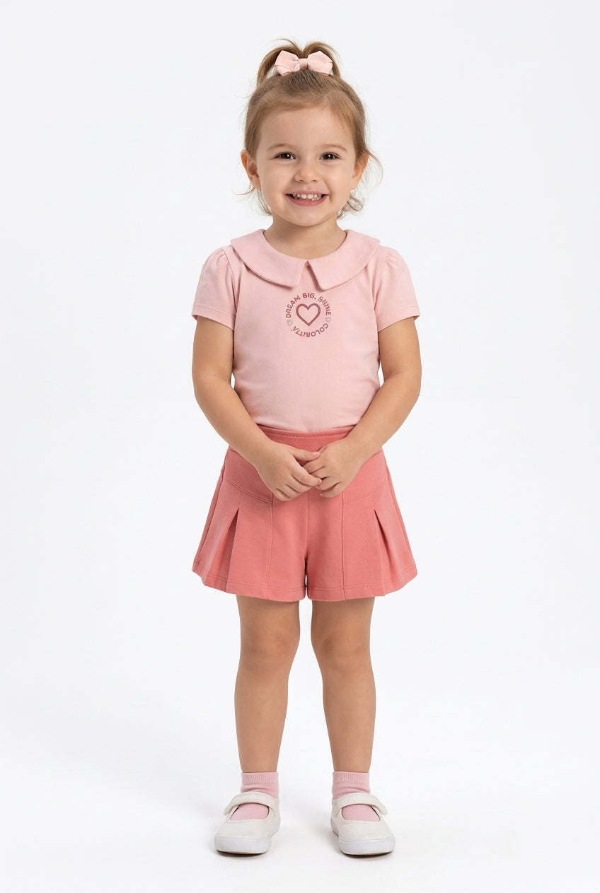 Conjunto Corazon Coloritta - Rosado