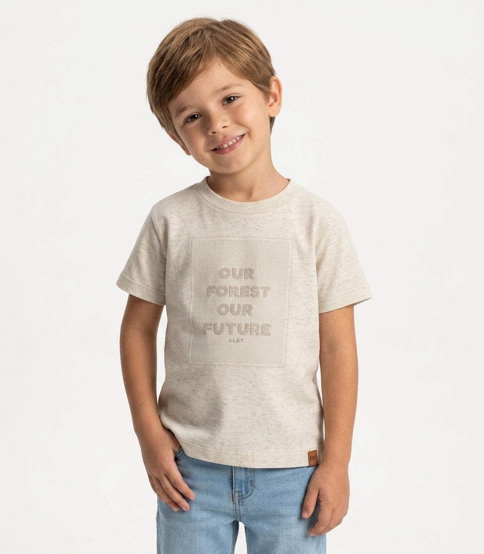 Remera Future Coloritta - Beige
