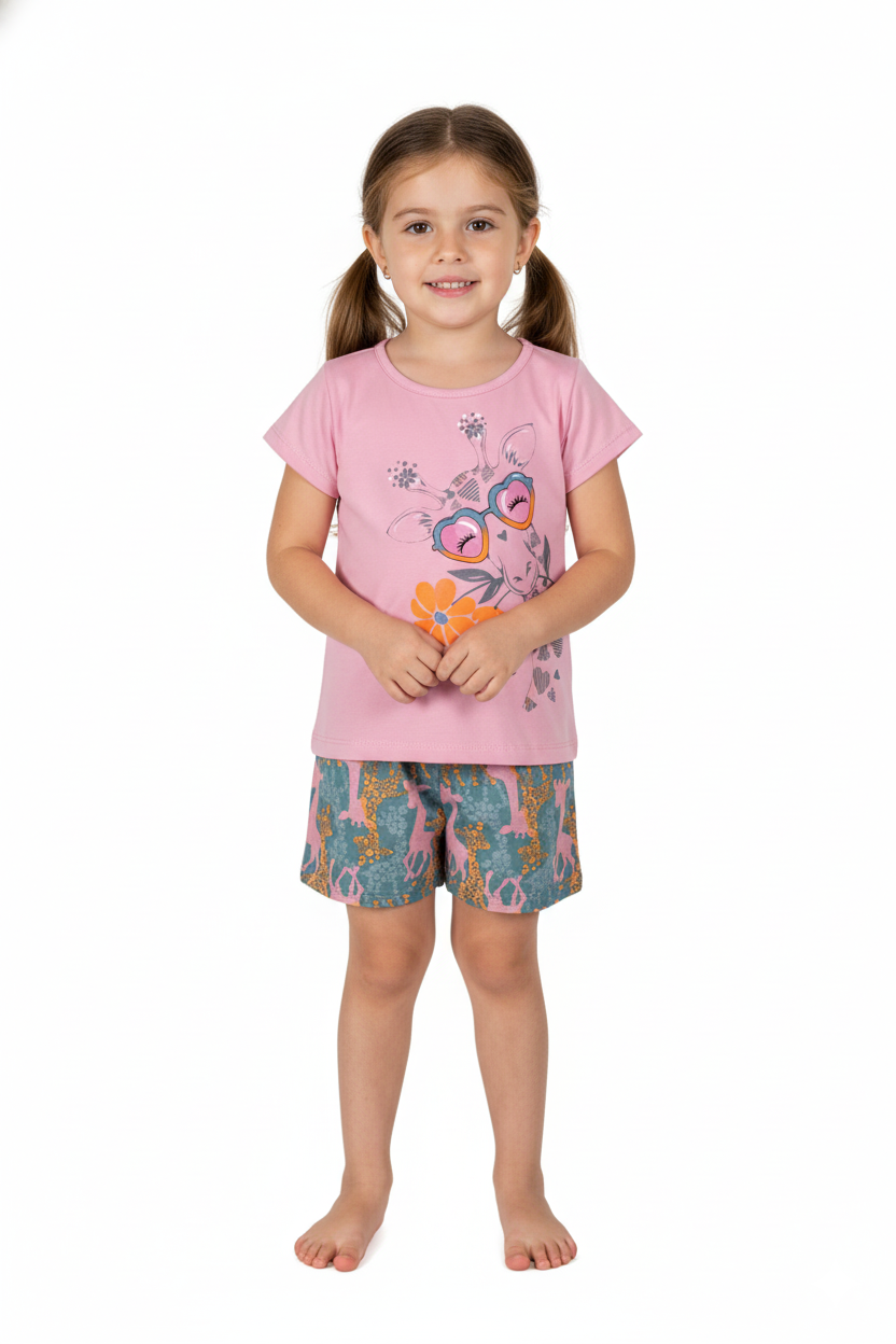 Conjunto Jirafa Rosa