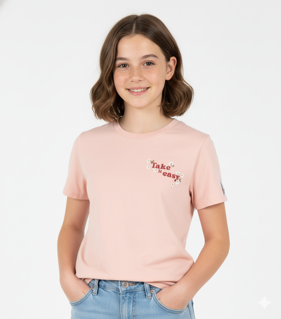 Remera Flores Rosa Elian