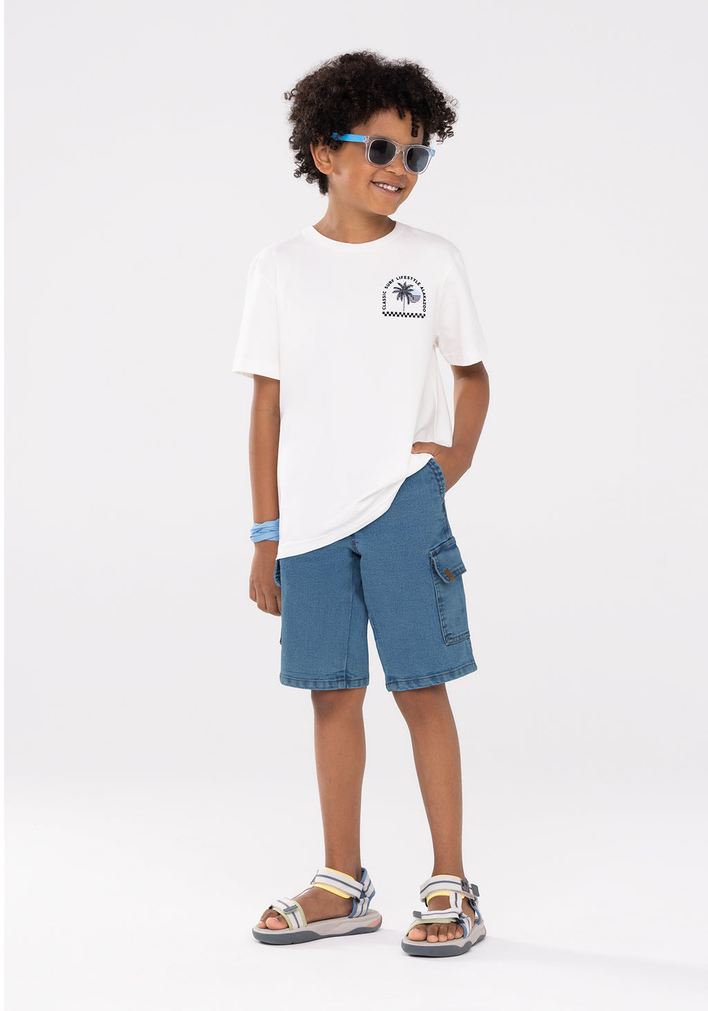 Bermuda Jean Cargo - Claro