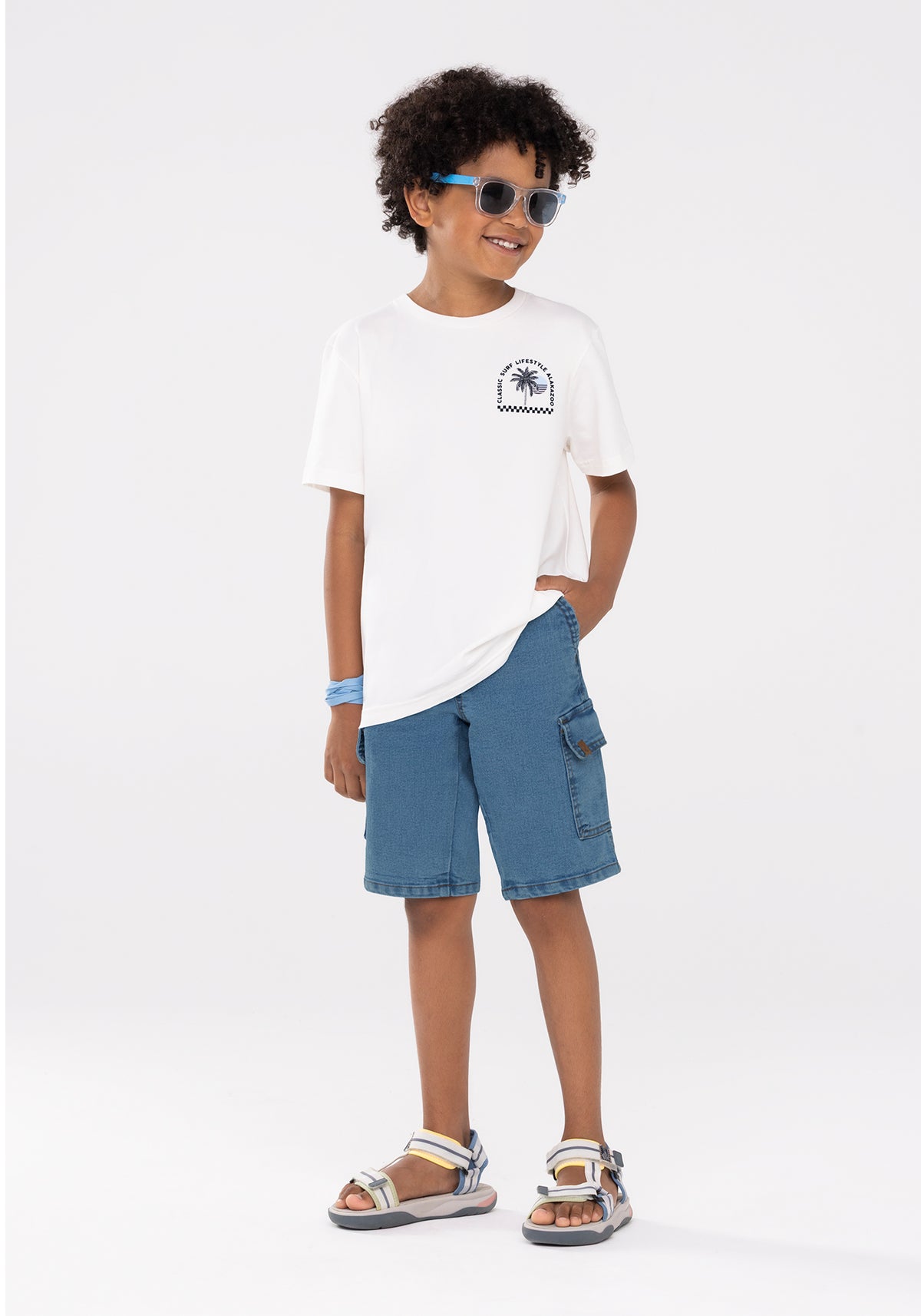 Bermuda Jean Cargo - Claro