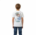 Remera Infantil Masculino Surf Blanca