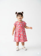 Vestido Pulla Bulla Estampa Rosa