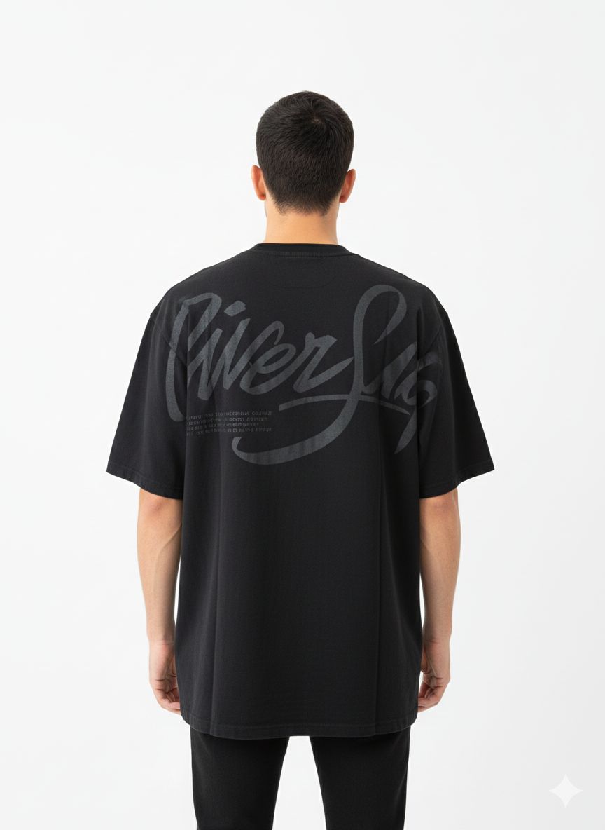 REMERA OVERCORE BLACK