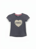 REMERA SPARKLE GRIS