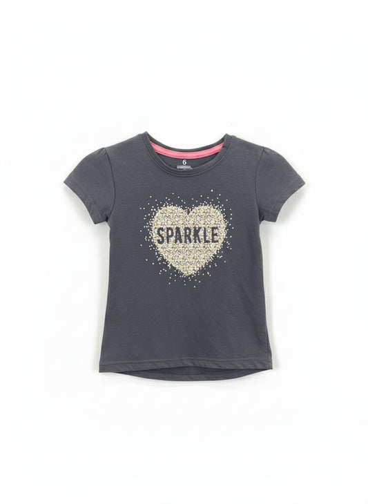 REMERA SPARKLE GRIS