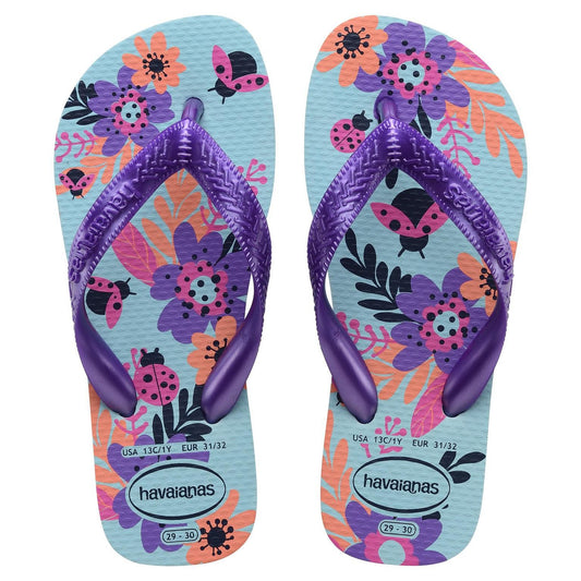 CHANCLETAS OJOTAS HAVAIANAS KIDS FLORES