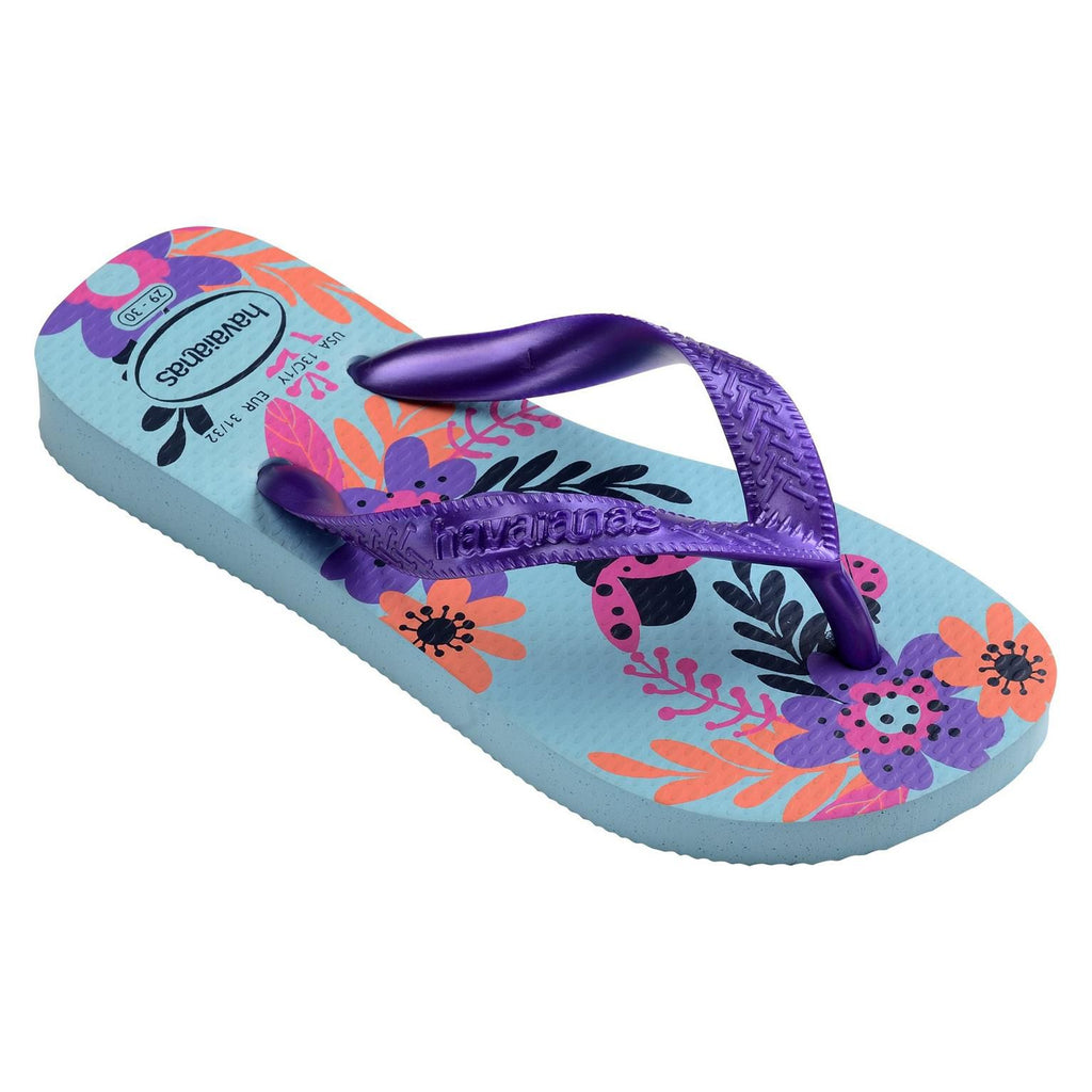 CHANCLETAS OJOTAS HAVAIANAS KIDS FLORES