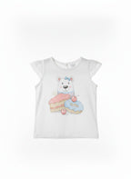 REMERA OSO BLANCO PULLA BULLA